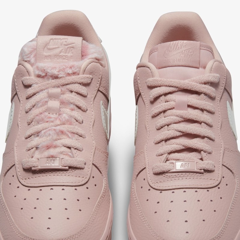 Nike air force rosa cheap wildleder